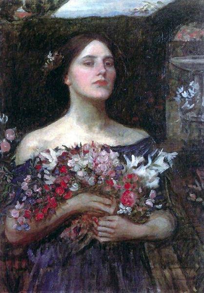 John William Waterhouse Gather Ye Rosebuds, or, Ophelia china oil painting image